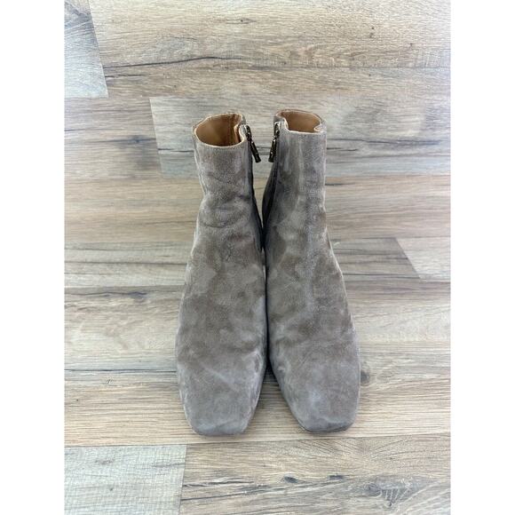 J. McLaughlin Evie suede side zip heeled ankle boots Size 9 - Picture 11 of 12